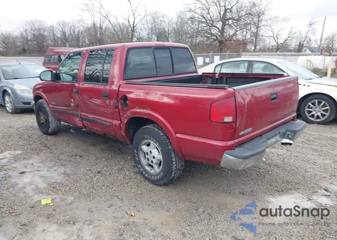 2002 Chevrolet S-10 Ls z USA, uszkodzony, nr VIN 1GCDT13W22K146566
